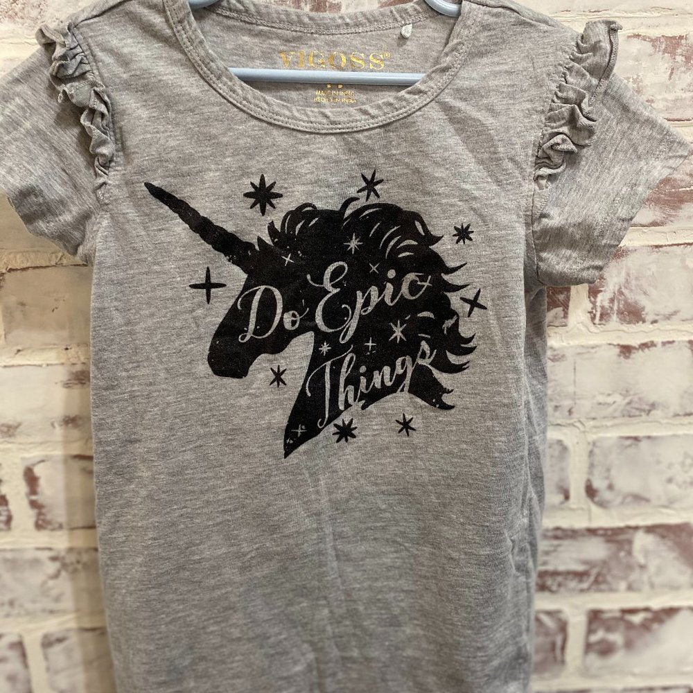 Grey Short Sleeve T shirt Do Epic Things